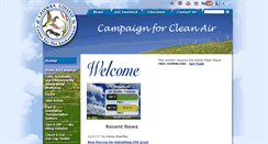 Desktop Screenshot of campaignforcleanair.org